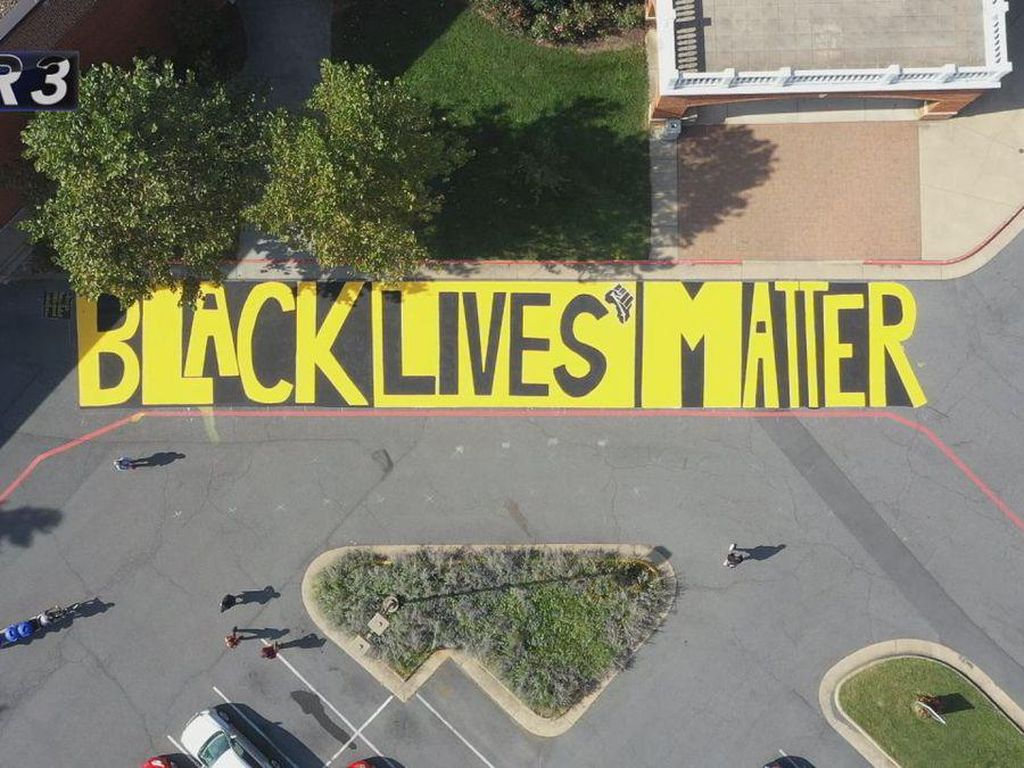 Mural Black Lives Matter Muncul Lagi Protes Kasus Penembakan Breonna Taylor