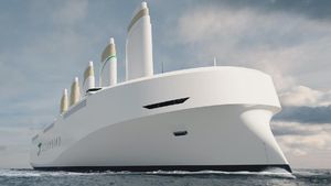 Ini Oceanbird: Kapal Layar yang Tak Punya Layar, tapi Punya Sayap