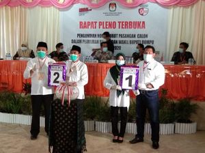 Undi Nomor Urut Pilbup Dompu, ERA-HI Dapat Nomor 1, AKJ-SYAH 2