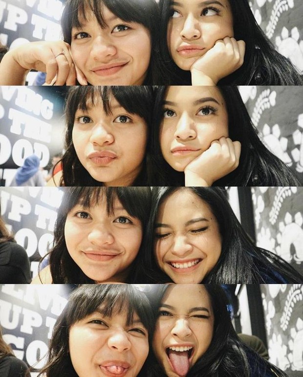 Persahabatan artis, artis cilik Amel Carla, Amel Carla, Hanggini