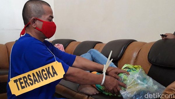 Potret Rekonstruksi Dukun Sadis Bunuh Bayi Baru Lahir di Boyolali