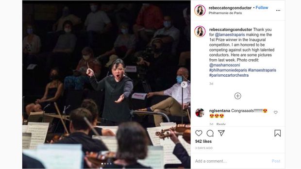 Konduktor musik Rebecca Tong