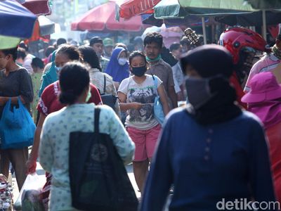Ribuan Pedagang Pasar RI Positif Corona