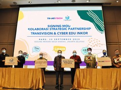 Perkuat Saluran Edukasi, Transvision Gandeng Cyber Edu Inkor