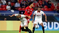 Piala Super Eropa 2020 mempertemukeBayern Munich, juara Liga Champions, versus Sevilla, kampiun Liga Europa, di Puskas Arena, Budapest, Hongaria, Jumat (26/9/2020) dini hari WIB. (Foto: Getty Images/Pool)