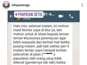 Warga Ponorogo Dihebohkan Viral Begal Payudara Warga Ponorogo Dihebohkan Viral Begal Payudara