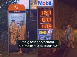 Tren Ghost Photoshoot Viral di Tiktok, Dandan ala Hantu Berkain Putih