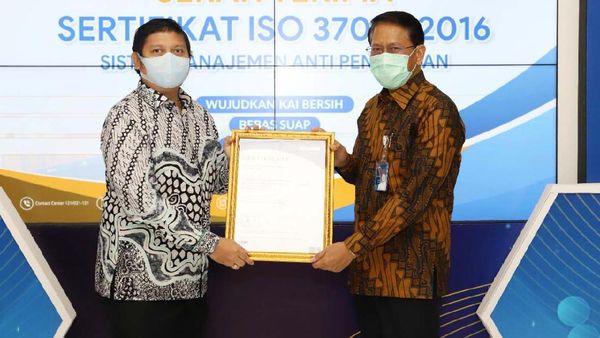 KAI Raih Sertifikat ISO 37001:2016