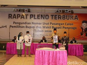 Ini Urutan Nomor Urut Paslon Pilbup Ponorogo