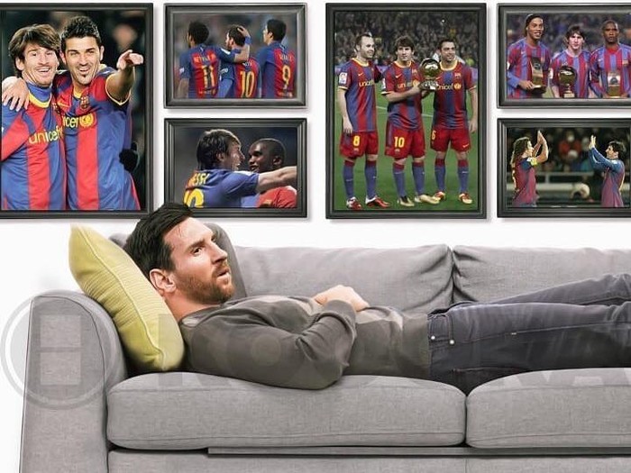 Meme Messi Sendiri