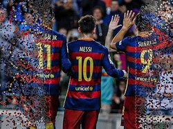 Tahun 2014-2017, sempat ada trio MSN alias Messi-Suarez-Neymar. Seperti dijentikan jari Thanos, dua nama terakhir sudah hilang (Instagram)