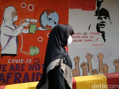 Mural Ajakan Patuhi Protokol Kesehatan