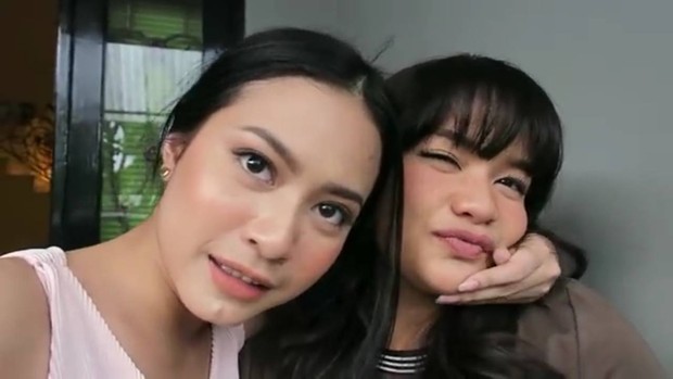 Artis cilik Amel Carla, Hanggini, persahabatan artis