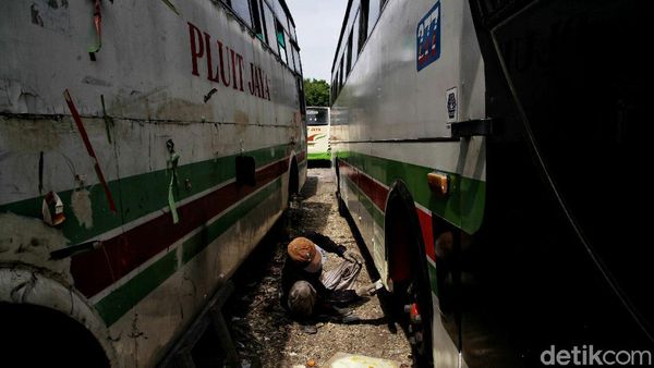 Ngenes! Nasib Armada Bus Pluit Jaya yang Kini Dijual Kiloan