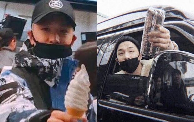 Taeyang Memberikan Makanan untuk Penggemar/ Foto: Yeah1 Music Taeyang Memberikan Makanan untuk Penggemar/ Foto: Yeah1 Music