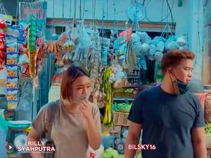 Billy Ajak Amanda ke Pasar Naik Motor, Cari Bahan Nasi Goreng