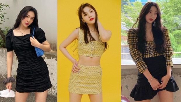 Joy mampu memadukan fashion yang manis, seksi, fresh dan chic menjadi satu dengan sempurna