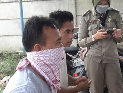 Jurus Pengemudi di Parepare: Dirazia, Serbet Dapur Jadi Masker Dadakan