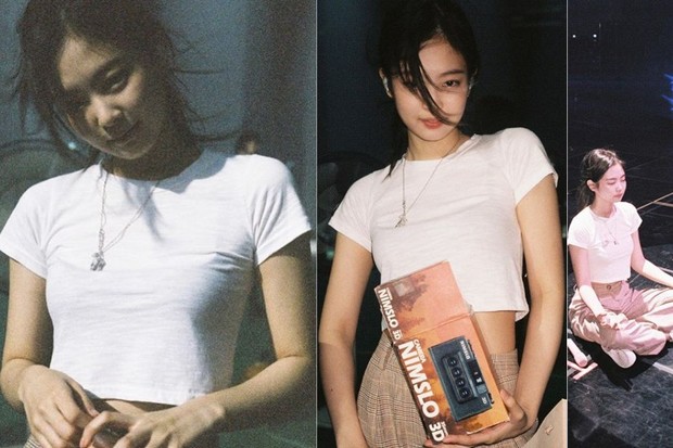 Outfit Putih Jennie BLACKPINK/ Foto: Instagram.com/jennierubyjane outfit putih Jennie BLACKPINK yang simpel dan nyaman