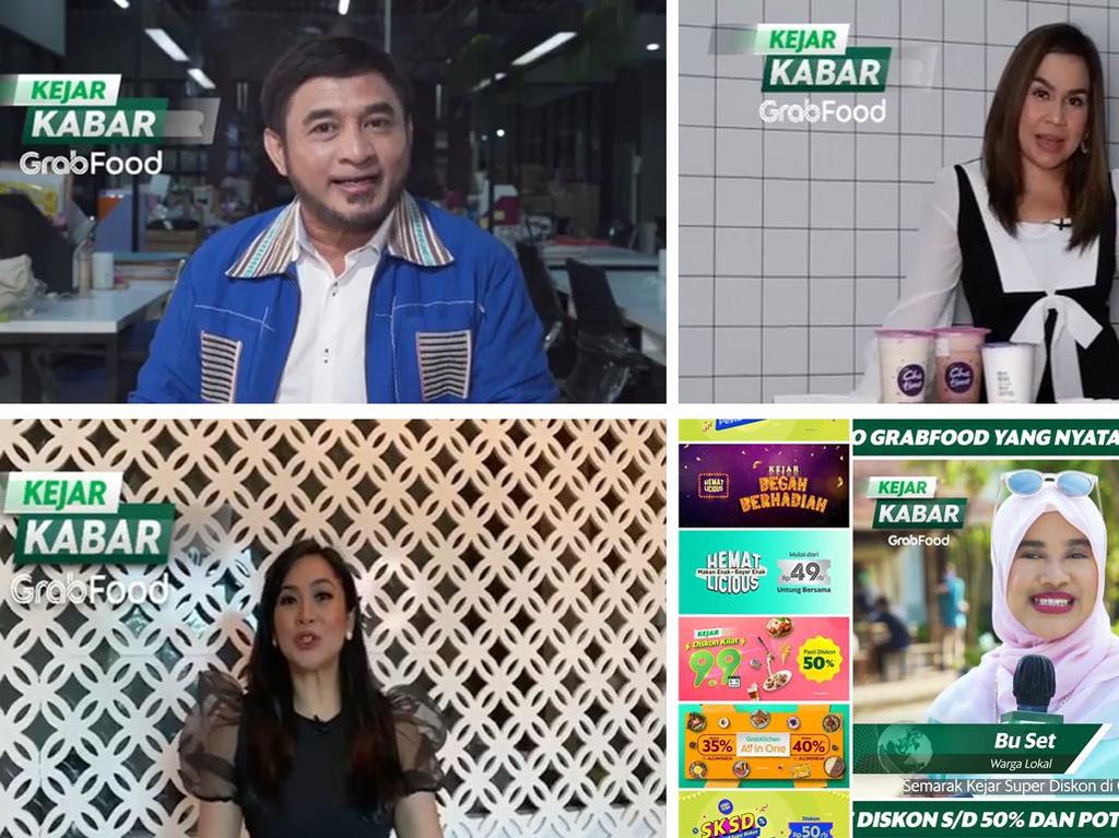 Gelar Semarak Kejar Super Diskon, GrabFood Undang 3 Presenter Kondang Gelar Semarak Kejar Super Diskon, GrabFood Undang 3 Presenter Kondang