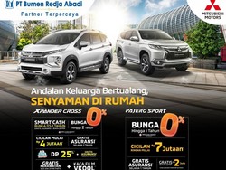 Beli Mitsubishi Xpander Cross & Pajero Sport, Dapat Cicilan Bunga 0%