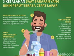 Baru Saja Sarapan Kok Sudah Lapar Lagi? Mungkin Ini Penyebabnya