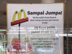 Tak Mau Seperti Sarinah, Satgas Akan Pantau Penutupan McD Kuta