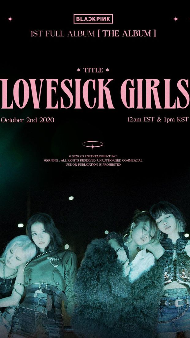 Poster Lovesick Girls BLACKPINK
