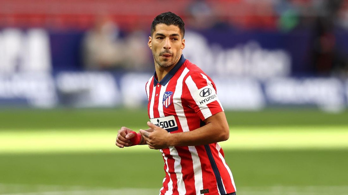 Luis Suarez tampil menggigit di laga debutnya bersama Atletico Madrid. (Foto: Getty Images/Angel Martinez)