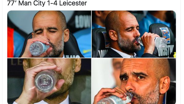 City Dibantai, Guardiola Jadi Bahan Meme Olok-olok