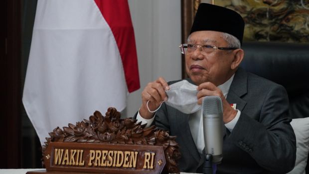 Wakil Presiden Ma'ruf Amin , Jakarta , 28 September 2020