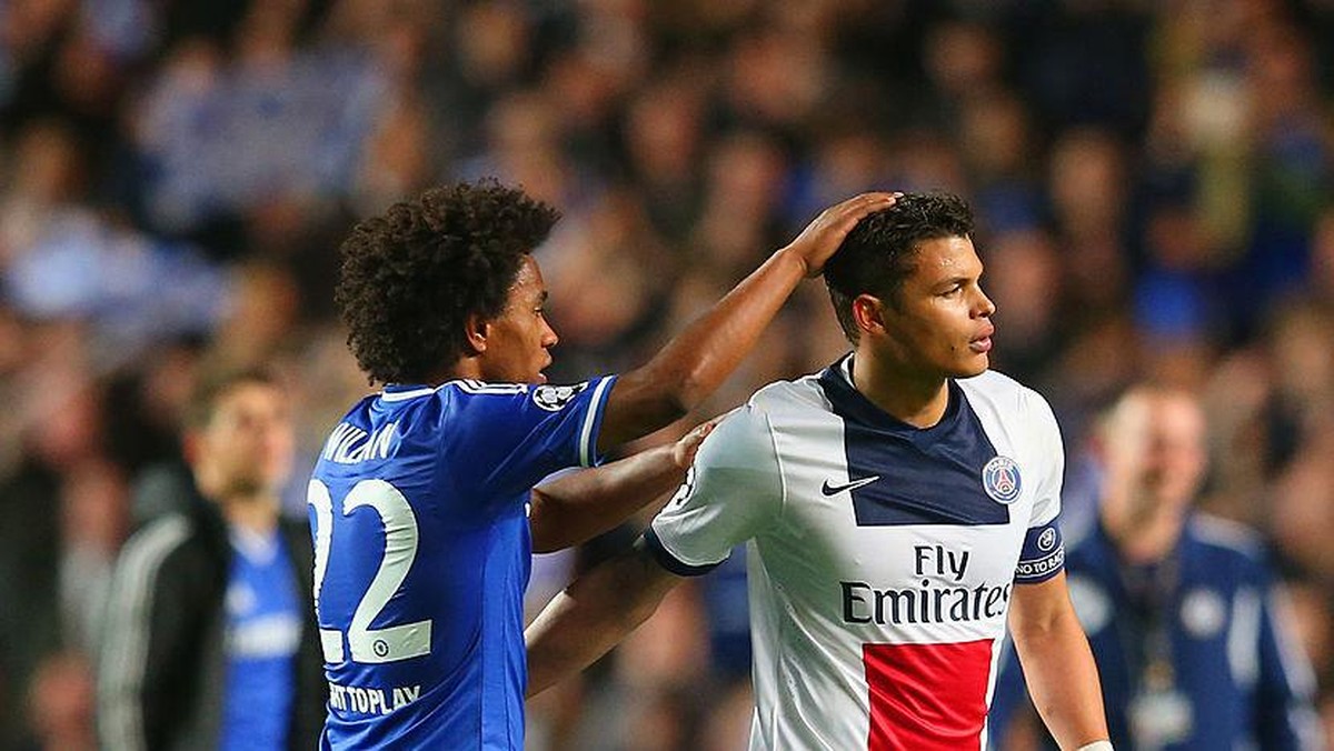 Willian rekomendasikan Chelsea ke Thiago Silva (Getty Images/Julian Finney)