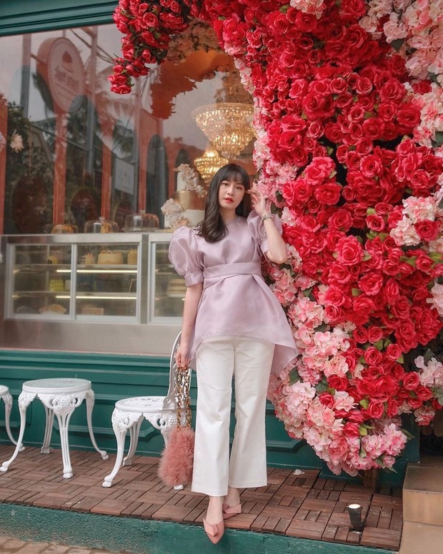 Cherrydreamy/Instagram.com Gaya fashion elegan puff sleeve