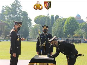 Kalemdiklat Polri Lantik Perwira Pertama di Setukpa, Sebagian Virtual