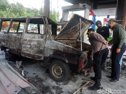 Buru Sopir Pemicu Kebakaran SPBU Sawangan, Polisi Cek Nopol Mobil