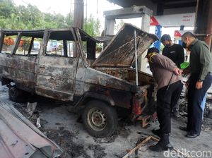 Buru Sopir Pemicu Kebakaran SPBU Sawangan, Polisi Cek Nopol Mobil Buru Sopir Pemicu Kebakaran SPBU Sawangan, Polisi Cek Nopol Mobil