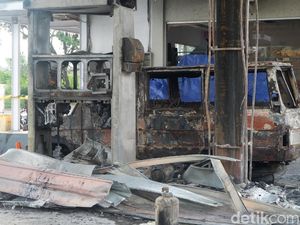 SPBU Sawangan Wonosobo Terbakar SPBU Sawangan Wonosobo Terbakar