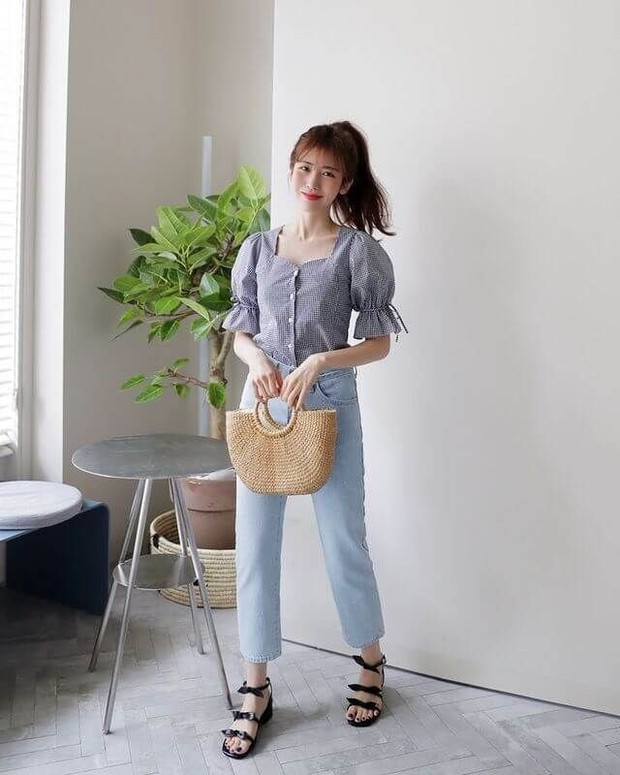 Mint.Tang/dahongstyle/pinterest.com Gaya fashion elegan puff sleeve