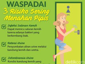 Sering Menahan Pipis? Hati-hati, Ini Risikonya Sering Menahan Pipis? Hati-hati, Ini Risikonya