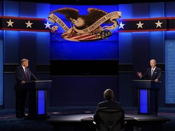 Debat Trump-Biden Dinilai Kacau dan Semrawut, Debat Capres Terburuk?