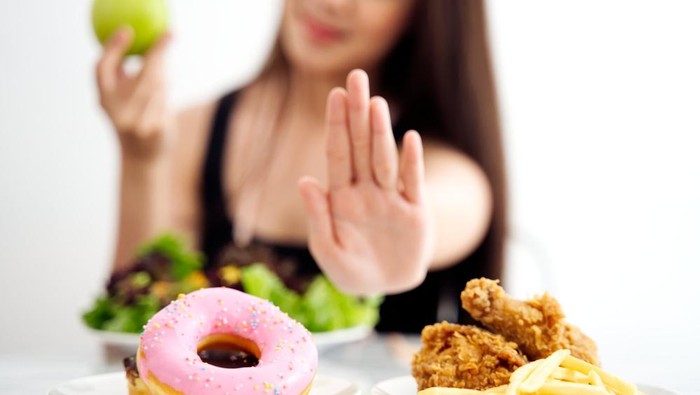 Ilustrasi makan manis
