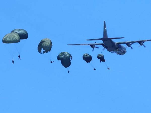 Foto Aksi Latihan Puncak Sikatan Daya 2020 TNI AU