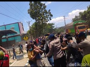 Mediasi Sengketa SUKA Gagal Maju Pilbub Dompu Ricuh, Massa Lempari Batu