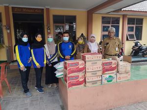 Bantu Warga yang Isolasi Mandiri, Pemkab Serang Beri Bantuan Sembako