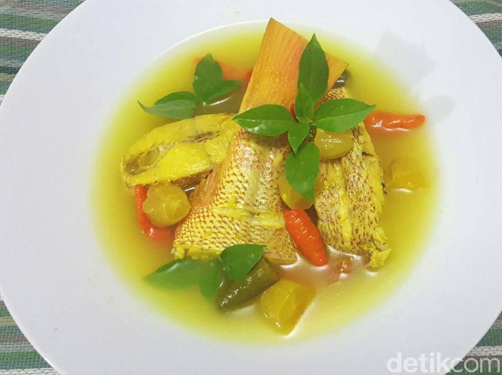 Resep Pindang Ikan Kakap yang Asam Segar Resep Pindang Ikan Kakap yang Asam Segar