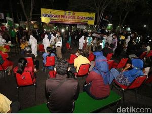 201 Pedagang dan Pembeli di Sentra Kuliner Surabaya Rapid Test, Hasilnya Negatif