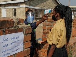 Suasana Lockdown Jalan Harare di Zimbabwe