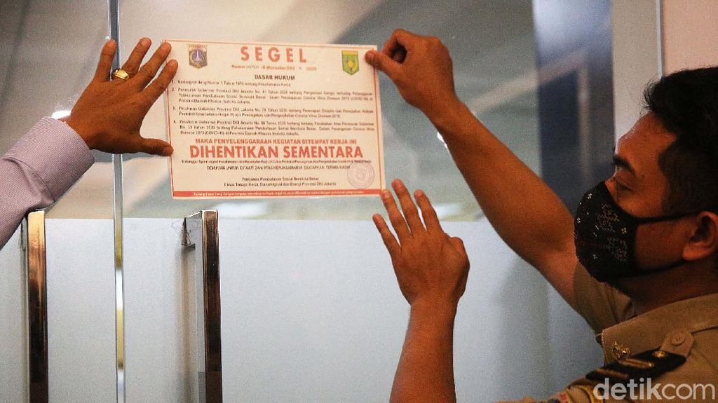 113 Perusahaan Ditutup Saat PSBB Ketat di Jakarta