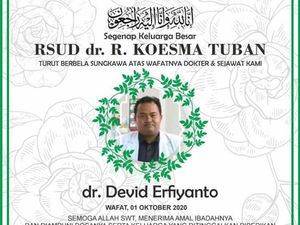 Dokter RSUD Koesma Tuban Meninggal Karena COVID-19 Dokter RSUD Koesma Tuban Meninggal Karena COVID-19