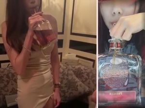 Jago Minum Whiskey Pakai Sedotan Wanita Ini Diberi Tip Rp 41 Juta